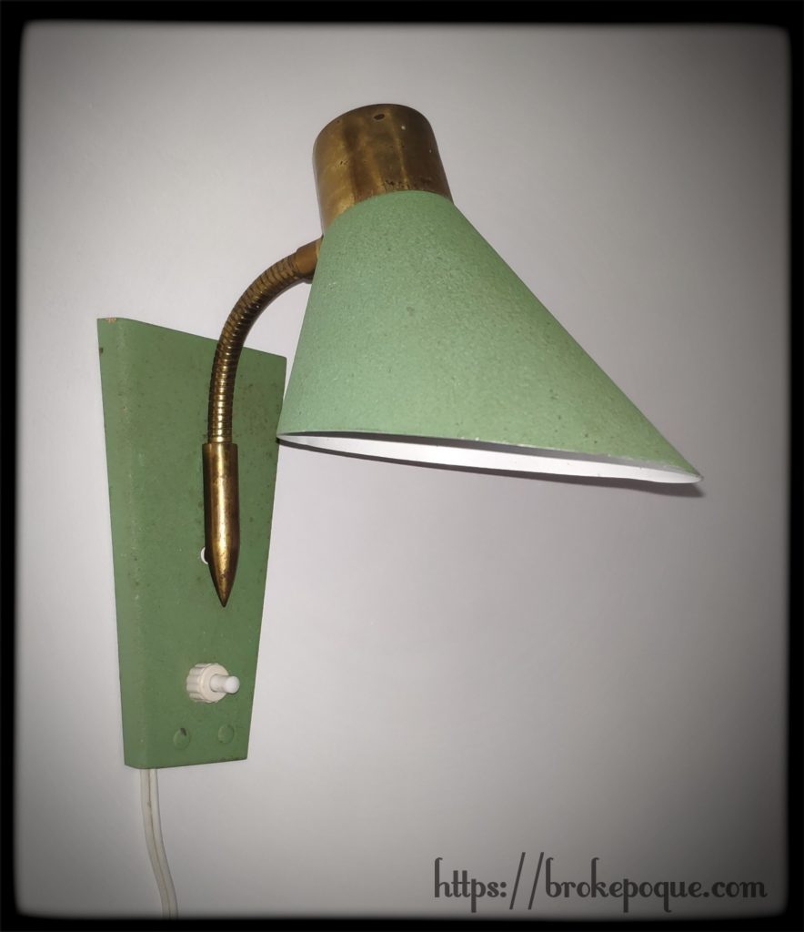 Appliques Murales Led Vintage En Laiton Avec Interrupteur Rotation