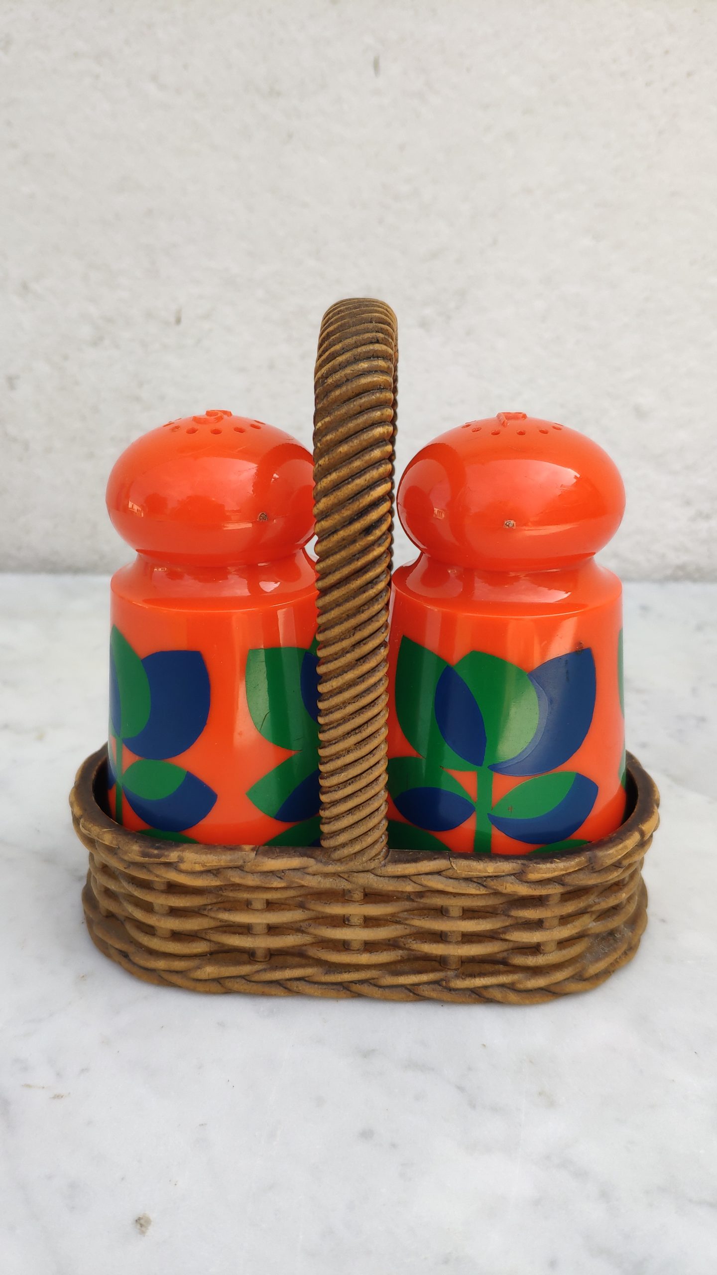 Saladier Et Poivrière En Céramique Motif Police – Design Cabine De Police Et Agent | Pour Cuisine, Déco Ou Cadeau Original | Hauteur 8 Cm