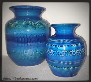 Vases rimini blue