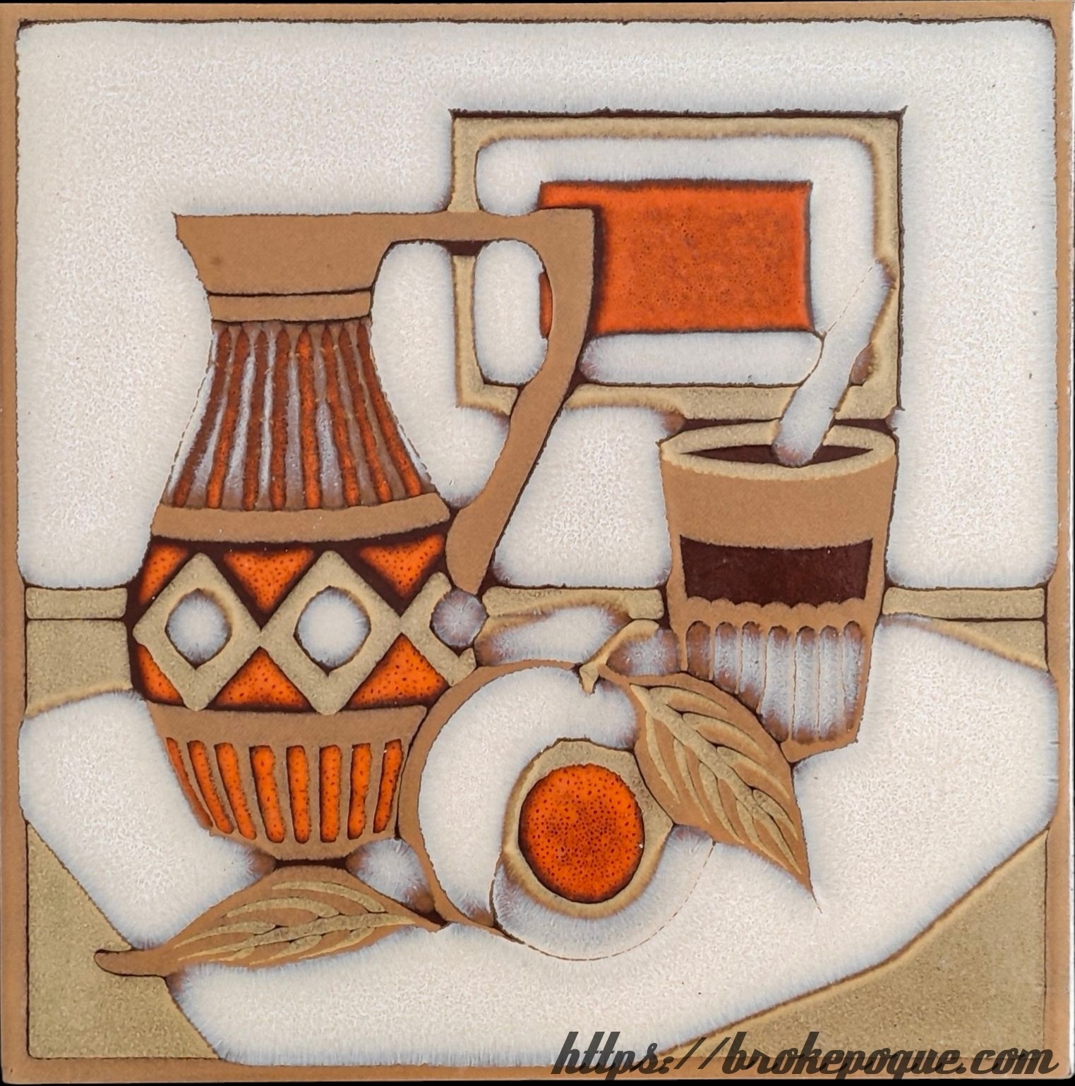 carreau en céramique vue brokepoque