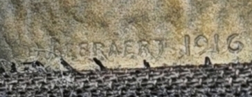 Plaque en bronze 2 signature